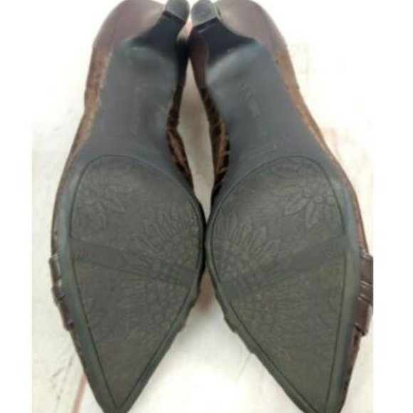Anne Klein Kitten Heel Croc Print Shoe - Picture 4 of 5